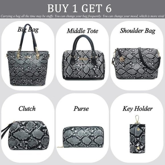 New 6 in 1 bundle * Designer Purses and Handbags - Picture 6 of 9